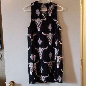 Berry n Cream longhorn dress